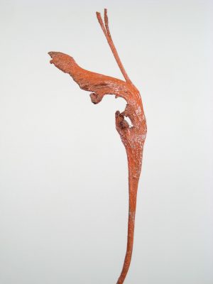 Natraj (Geweihholz) groß orange metallic